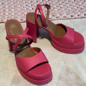 Pink Platform heels
